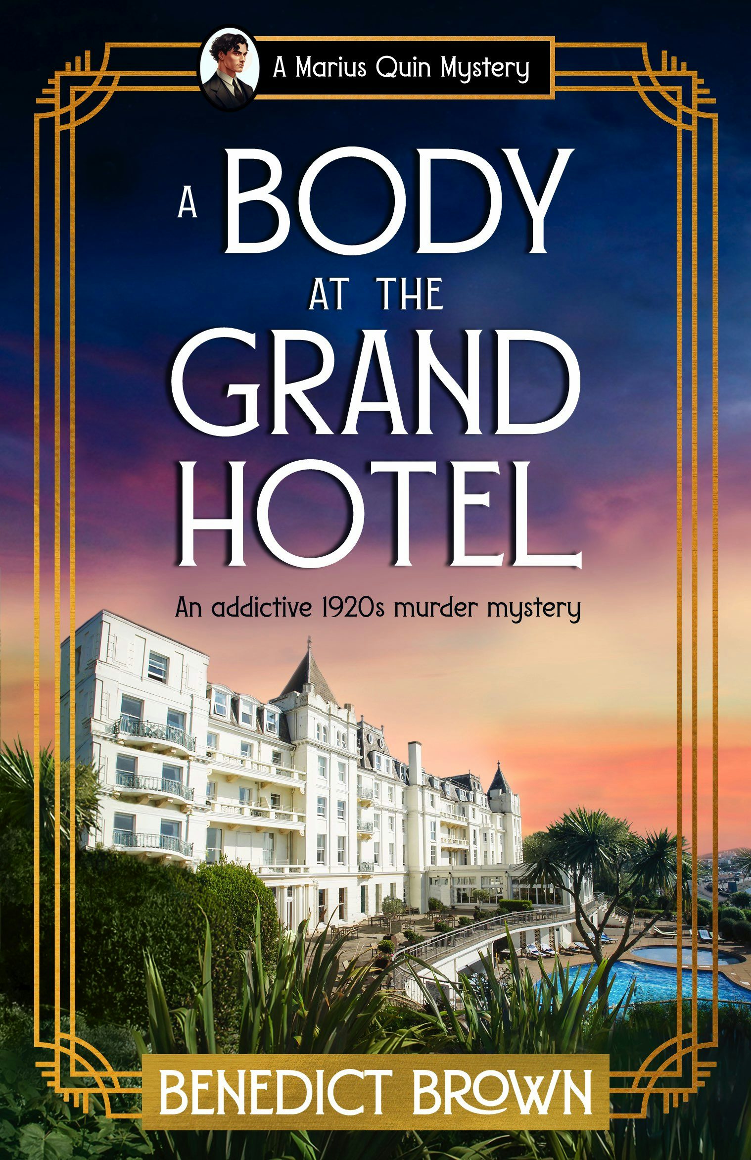 Book cover image for A Body at the Grand Hotel ISBN: 9781805088202